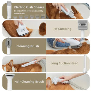 Waggle's 5 in 1 Pet Vacuum Grooming kit