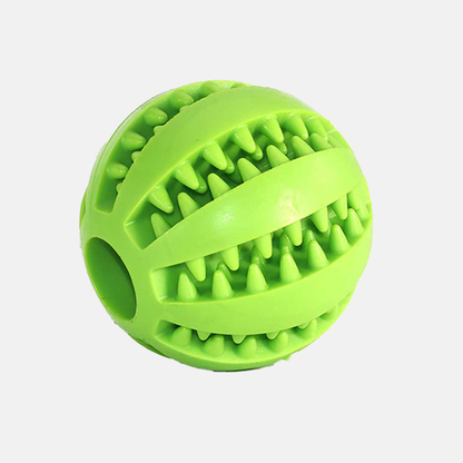 Buy One Get One FREE Waggle Interactive Natural Rubber Pet Tooth Cleaning and Treat Dispenser Ball
