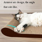 Waggle Cat Scratch Lounge Nail Scraper Scratch Pad Pet Sofa Bed with Catnip for Cats
