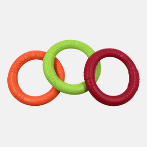 Dog Training Ring Dog Flying Discs EVA Puller Resistant Bite Floating Toy Puppy Outdoor Interactive Game Playing Products