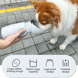 Waggle's Foldable Travel Pet Bottle